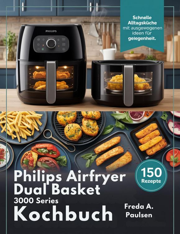 Produktbild: PHILIPS Airfryer Dual Basket 3000 Series Kochbuch