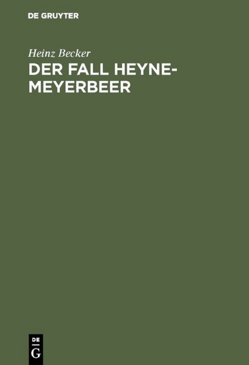 Produktbild: Der Fall Heyne-Meyerbeer