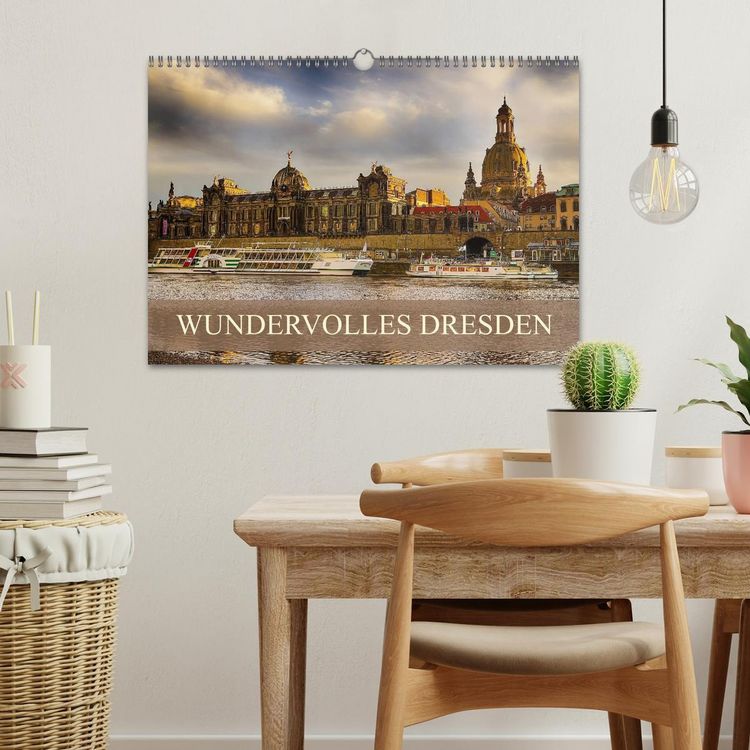 Produktbild: WUNDERVOLLES DRESDEN (Wandkalender 2026 DIN A3 quer), CALVENDO Monatskalender