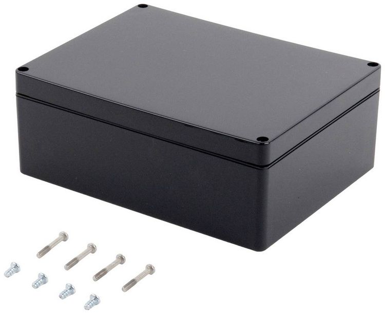 Produktbild: TRU Components KST 223 03223000.H Industrie-Geh&auml;use 200 x 150 x 75 ABS Schiefer-Grau 1St.