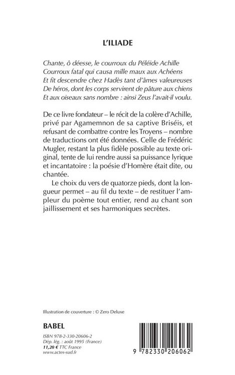Produktbild: L'Iliade