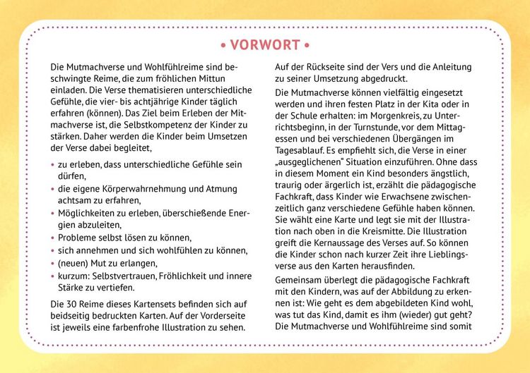 Produktbild: 30 Mutmachverse und Wohlf&uuml;hlreime