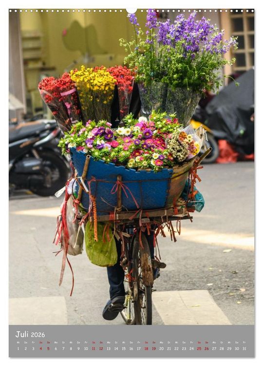 Produktbild: Vietnam Alltag, Farben, Geschichte (Wandkalender 2026 DIN A2 hoch), CALVENDO Monatskalender