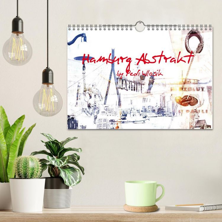 Produktbild: Hamburg Abstrakt (Wandkalender 2026 DIN A4 quer), CALVENDO Monatskalender