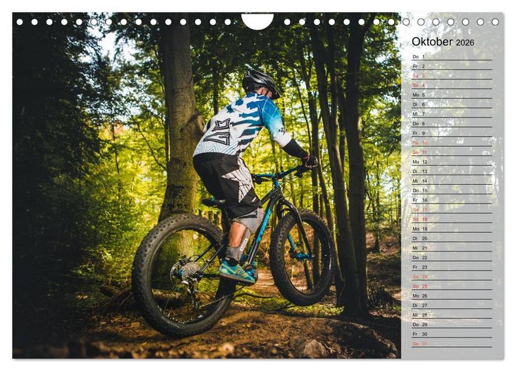 Produktbild: Mountainbike Action (Wandkalender 2026 DIN A4 quer), CALVENDO Monatskalender