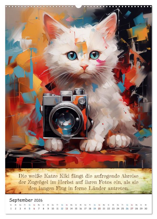 Produktbild: Tierische Paparazzi (hochwertiger Premium Wandkalender 2026 DIN A2 hoch), Kunstdruck in Hochglanz