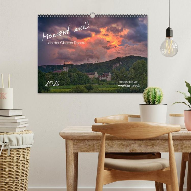 Produktbild: Moment mal! an der Oberen Donau (Wandkalender 2026 DIN A3 quer), CALVENDO Monatskalender
