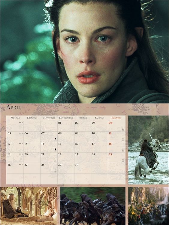 Produktbild: Der Herr der Ringe Broschur XL Kalender 2027