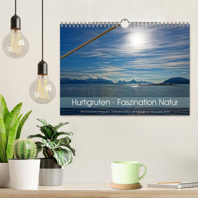 Produktbild: Hurtigruten - Faszination Natur (Wandkalender 2026 DIN A4 quer), CALVENDO Monatskalender