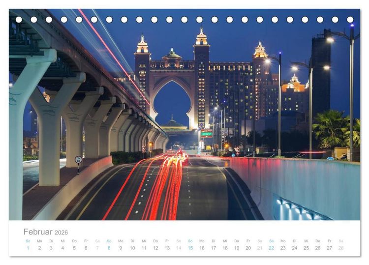Produktbild: Dubai Architektur 2026 (Tischkalender 2026 DIN A5 quer), CALVENDO Monatskalender