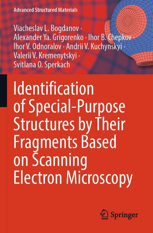 Produktbild: Identification of Special-Purpose Structures by Their Fragments Based on Scanning Electron Microscopy