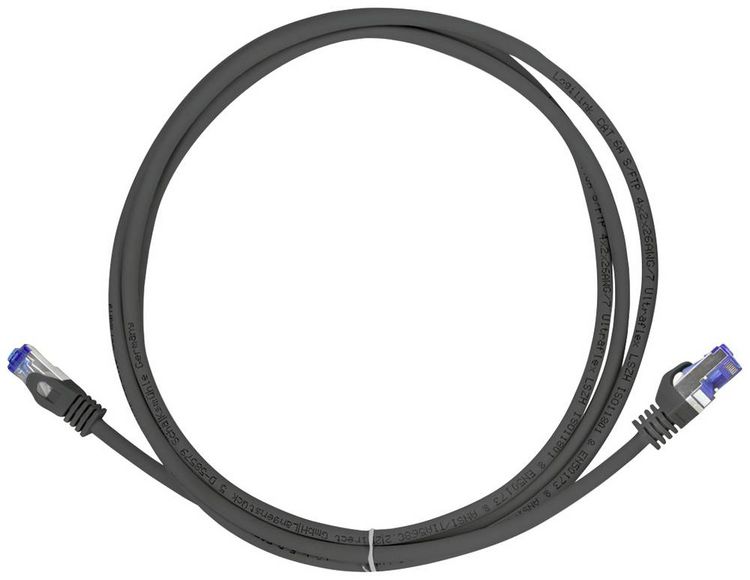 Produktbild: LogiLink C6A043S RJ45 CAT 6a S/FTP 1.50 m Schwarz 1 St.