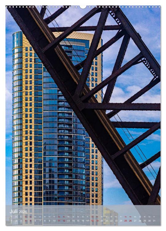 Produktbild: Architektur Facetten Chicago 2026 (hochwertiger Premium Wandkalender 2026 DIN A2 hoch), Kunstdruck in Hochglanz