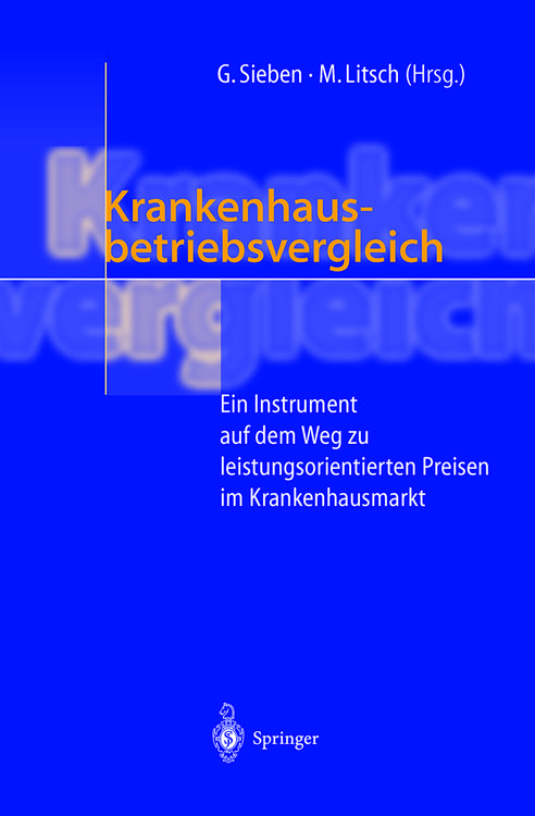 Produktbild: Krankenhausbetriebsvergleich