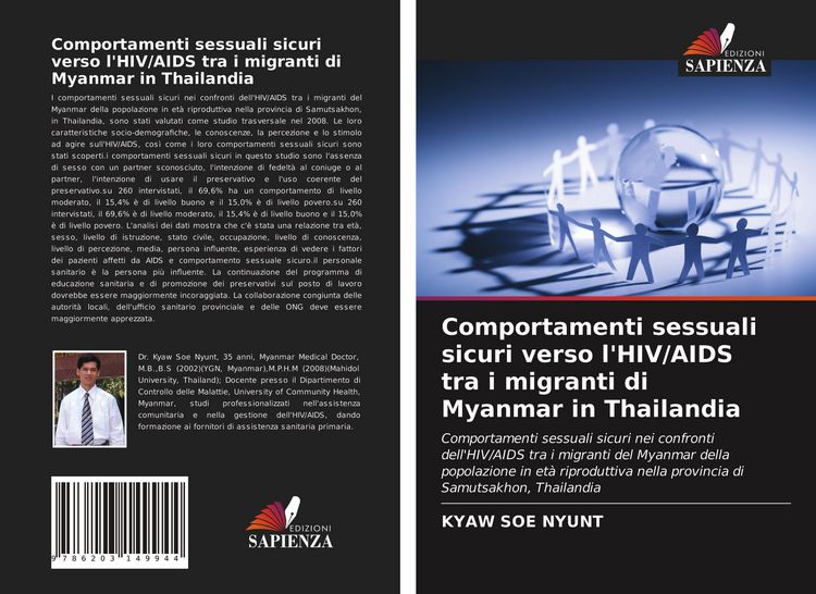 Produktbild: Comportamenti sessuali sicuri verso l'HIV/AIDS tra i migranti di Myanmar in Thailandia
