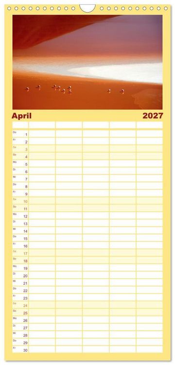 Produktbild: Familienplaner 2027 - Bolivien - Eine Wanderreise mit 5 Spalten (Wandkalender, 21 x 45 cm) CALVENDO