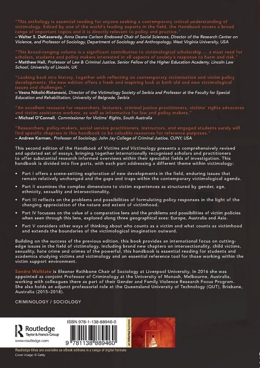 Produktbild: Handbook of Victims and Victimology