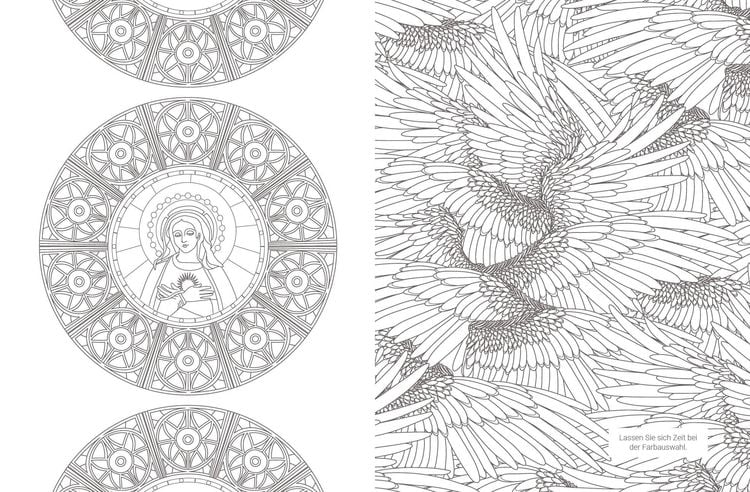 Produktbild: Inspiration Engel – 50 spirituelle Motive zum Ausmalen für mehr Entspannung