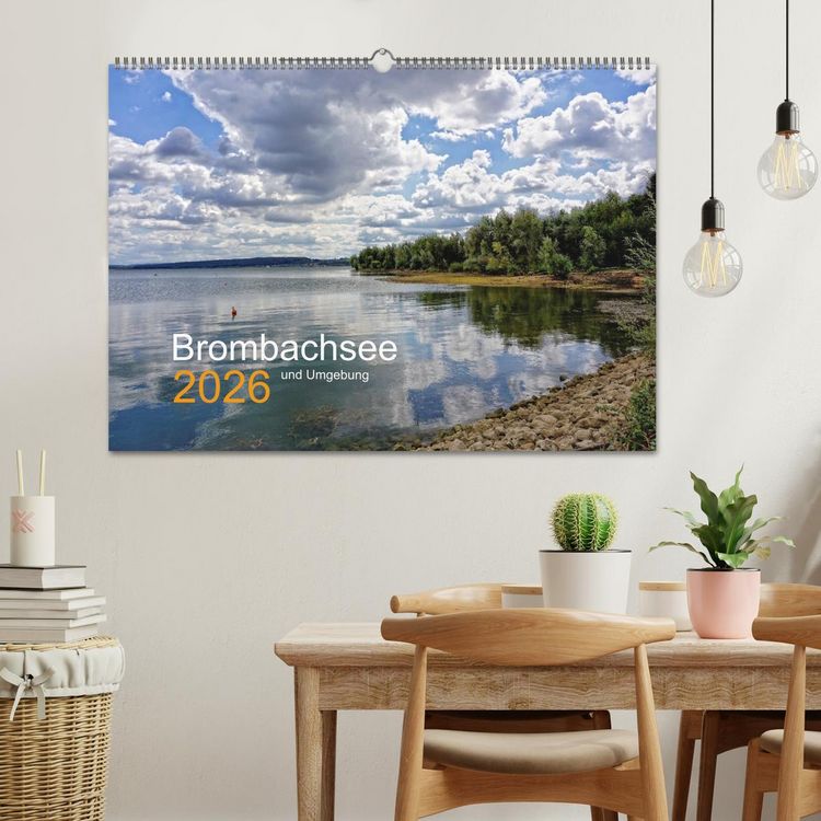 Produktbild: Brombachsee und Umgebung (Wandkalender 2026 DIN A2 quer), CALVENDO Monatskalender