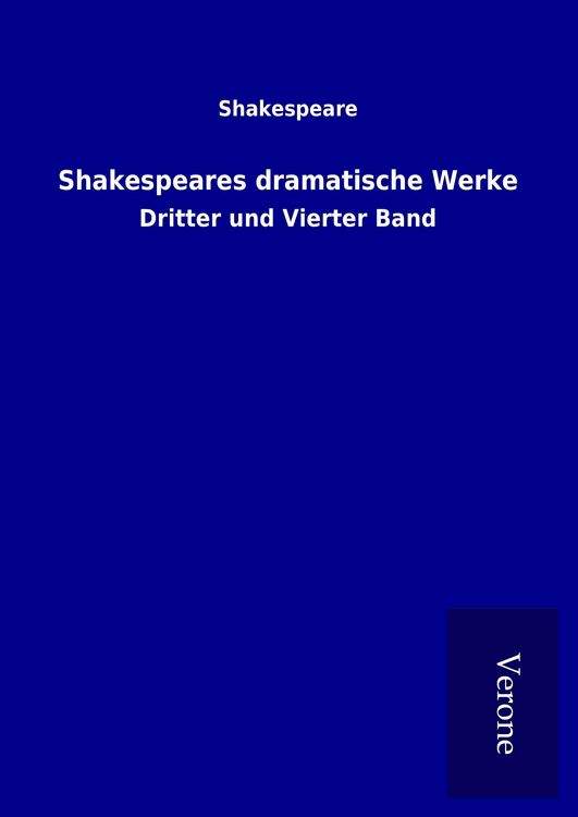 Produktbild: Shakespeares dramatische Werke