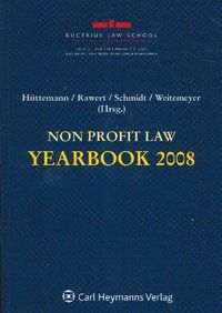 Produktbild: Non Profit Law Yearbook 2008