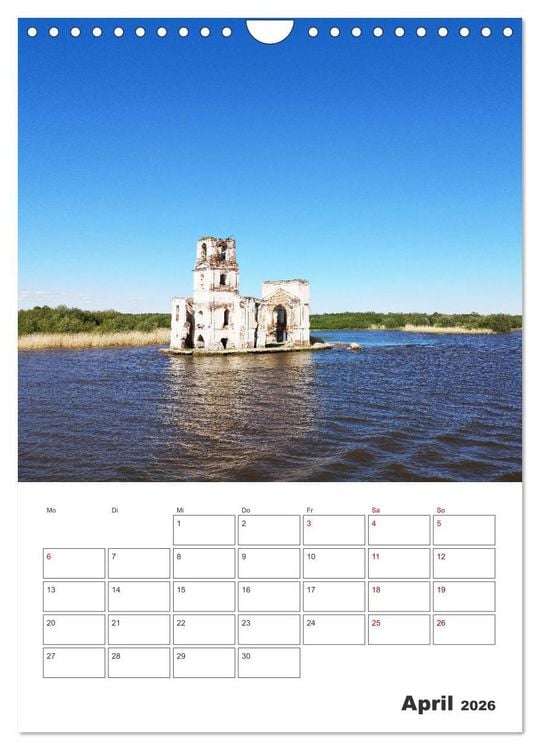 Produktbild: Russland - Terminplaner (Wandkalender 2026 DIN A4 hoch), CALVENDO Monatskalender