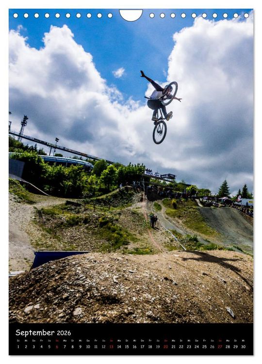 Produktbild: Slopestyle Extrembiking (Wandkalender 2026 DIN A4 hoch), CALVENDO Monatskalender