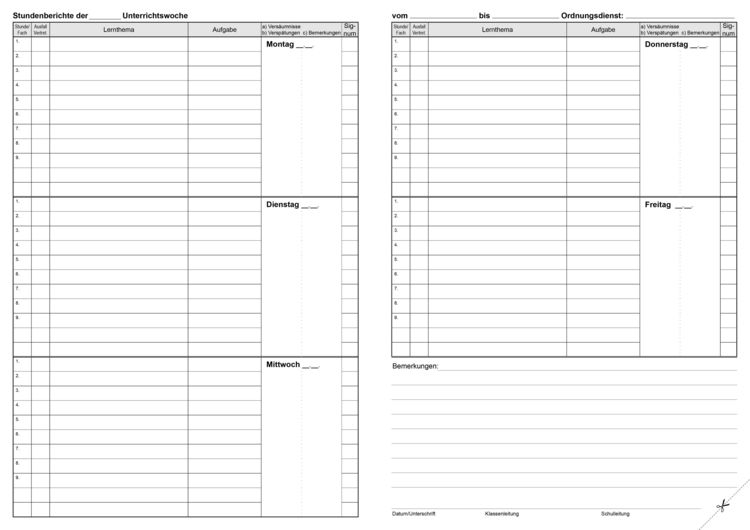 Produktbild: Klassenbuch "Standard", Umschlagfarbe: gelb