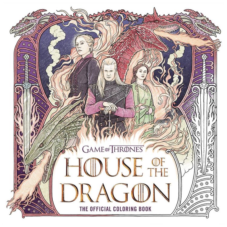 Produktbild: House of the Dragon: The Official Coloring Book