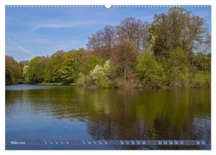Produktbild: Das Steinfurter Bagno im Wandel der Jahreszeiten (hochwertiger Premium Wandkalender 2026 DIN A2 quer), Kunstdruck in Hochglanz