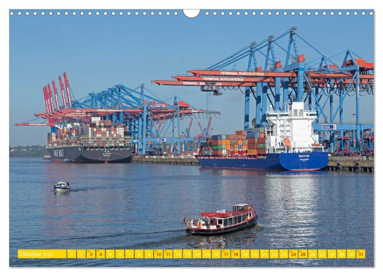Produktbild: Hamburg - Perle an der Elbe (Wandkalender 2026 DIN A3 quer), CALVENDO Monatskalender