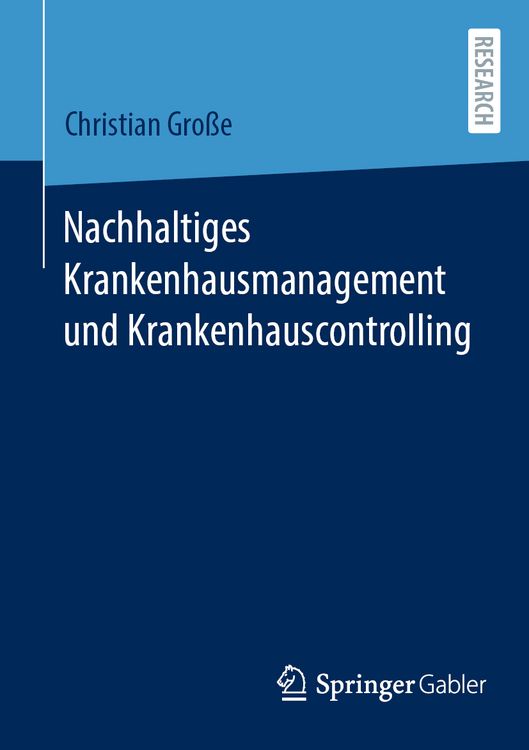 Produktbild: Nachhaltiges Krankenhausmanagement und Krankenhauscontrolling