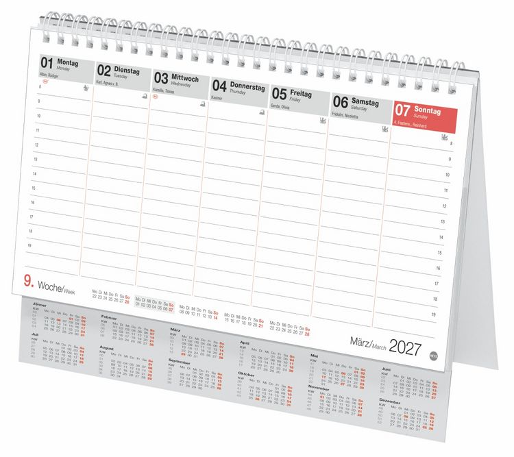 Produktbild: Schreibtischkalender &Ouml;sterreich gro&szlig; 2027