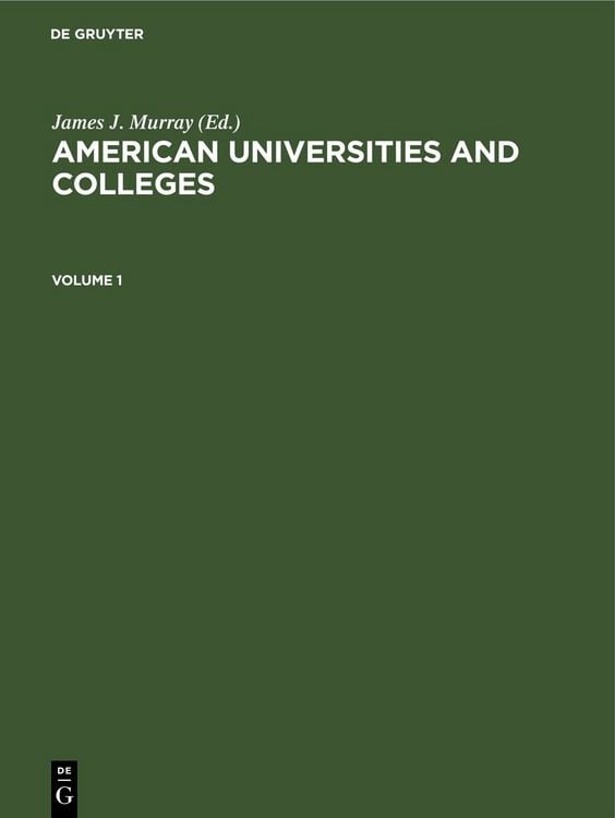 Produktbild: American Universities and Colleges