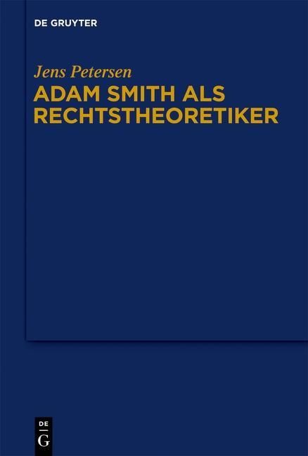 Produktbild: Adam Smith als Rechtstheoretiker
