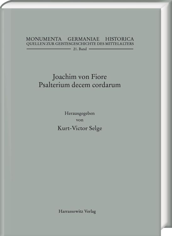 Produktbild: Joachim von Fiore, Psalterium decem cordarum