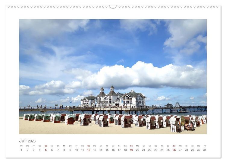 Produktbild: R&uuml;genliebe - Eine Hommage an die Ostseeinsel R&uuml;gen (hochwertiger Premium Wandkalender 2026 DIN A2 quer), Kunstdruck in Hochglanz