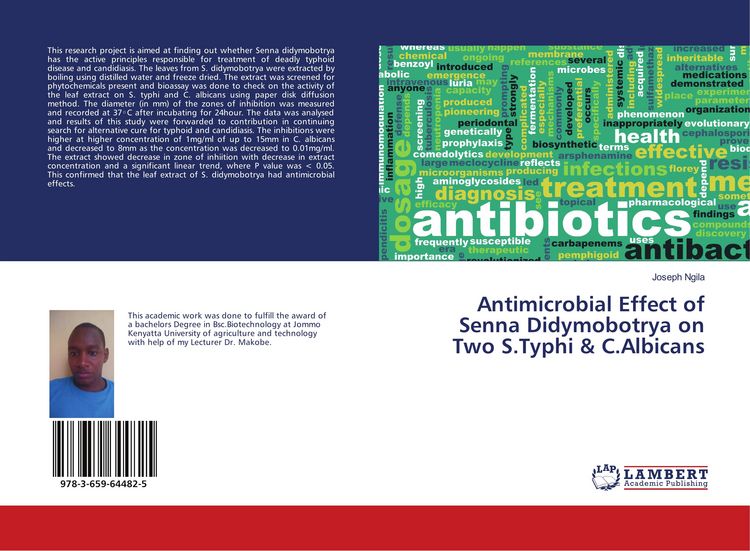 Produktbild: Antimicrobial Effect of Senna Didymobotrya on Two S.Typhi & C.Albicans