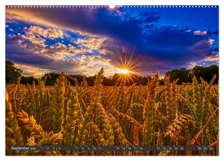 Produktbild: Landschaften unserer Heimat (hochwertiger Premium Wandkalender 2026 DIN A2 quer), Kunstdruck in Hochglanz