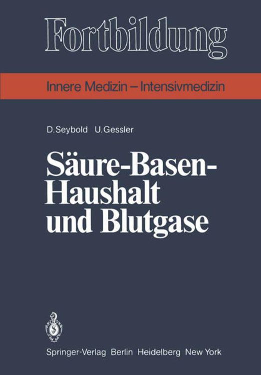 Produktbild: S&auml;ure-Basen-Haushalt und Blutgase