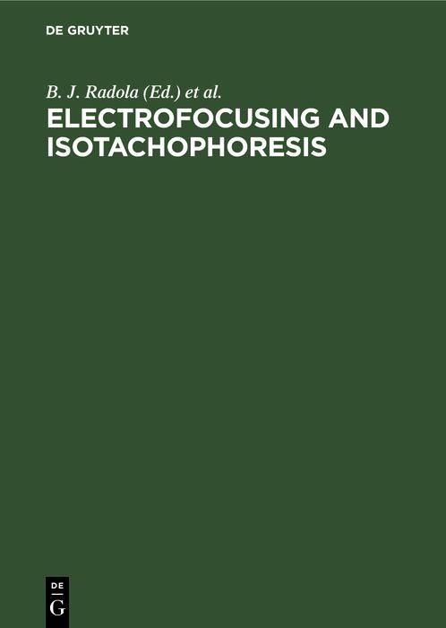 Produktbild: Electrofocusing and Isotachophoresis