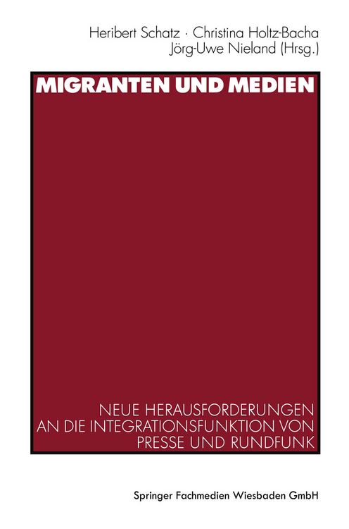 Produktbild: Migranten und Medien