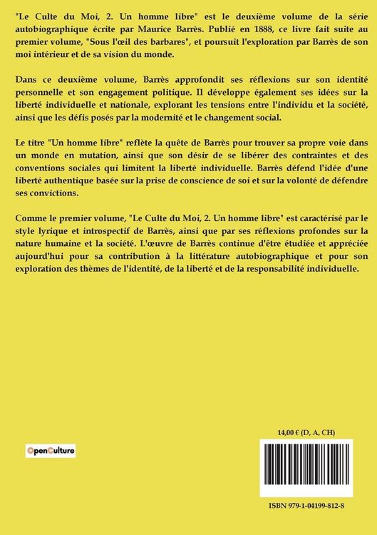 Produktbild: Le Culte du Moi
