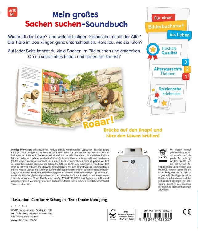 Produktbild: Sachen suchen, Sachen h&ouml;ren: Im Zoo