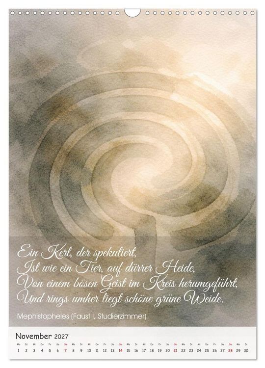 Produktbild: Vom Suchen und Werden (Wandkalender 2027 DIN A3 hoch), CALVENDO Monatskalender