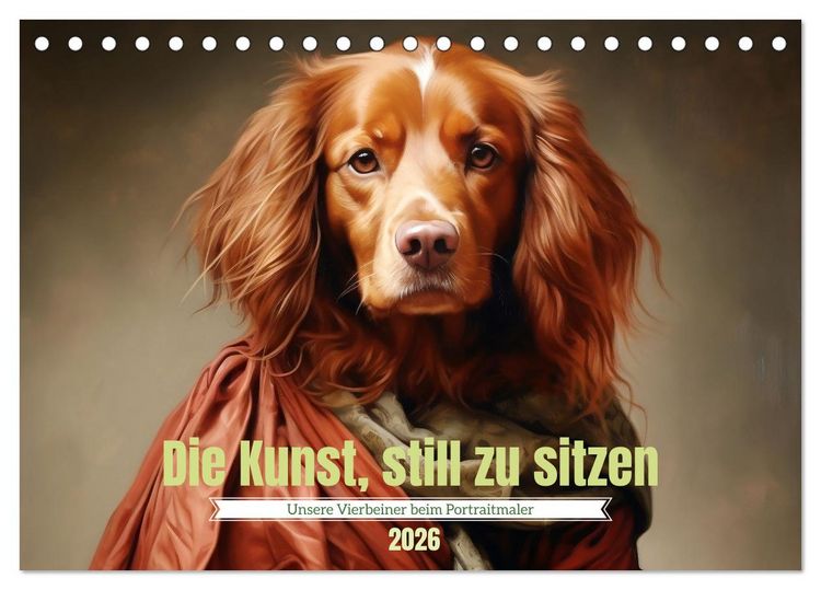 Produktbild: Die Kunst, still zu sitzen (Tischkalender 2026 DIN A5 quer), CALVENDO Monatskalender