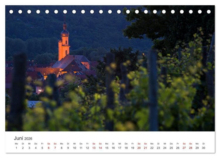 Produktbild: Eibelstadt (Tischkalender 2026 DIN A5 quer), CALVENDO Monatskalender
