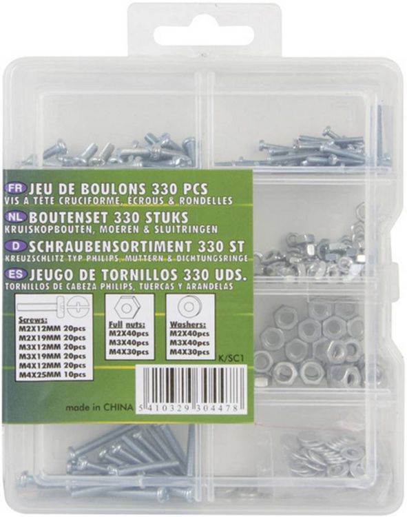 Produktbild: Velleman K/SC1 K/SC1 Muttern-Sortiment 1St.