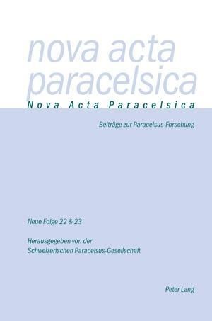 Produktbild: Nova Acta Paracelsica
