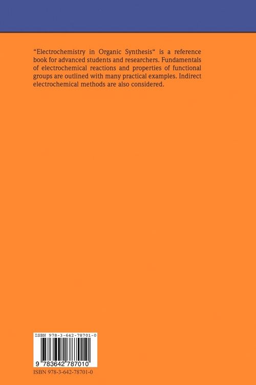 Produktbild: Electrochemistry in Organic Synthesis